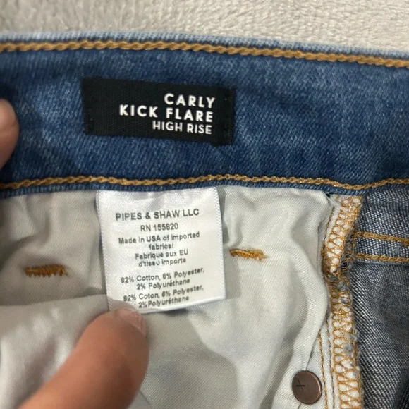 Veronica Beard Carly kick flare high rise jeans - Picture 10 of 11